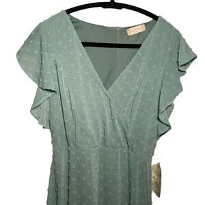 Alterd State - Light Teal Ruffled High-Low Dress - Women's Small NWT